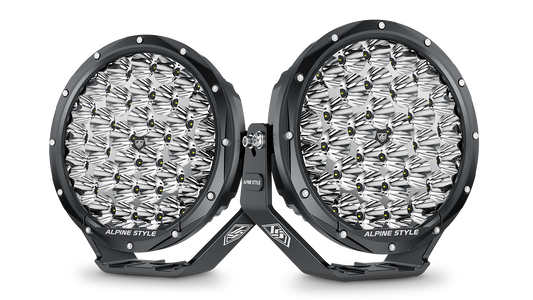 Alpine LXR-UX9 – 9-Inch ExpeditionUltra High-Output Premium LED Spotlight (Pair)