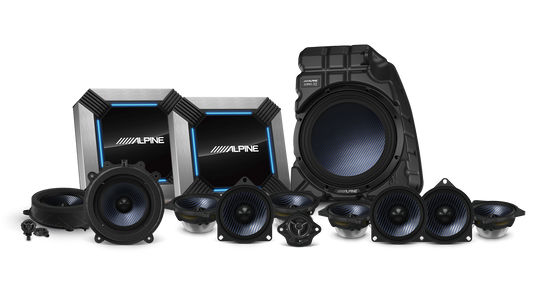 Alpine EV-ULT-T3 – Ultimate Dual Amp System Replacement Kit for Tesla Model 3 (Compatible with MY21-23, will not suit 24