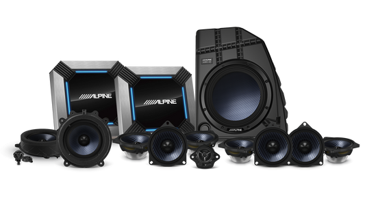 Alpine EV-ULT-TY – Ultimate Dual Amp System Replacement Kit for Tesla Model Y (Compatible with MY21-23, will not suit 24