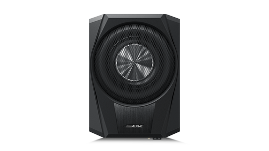 Alpine PWE-R810 – 8″ Slim Profile Powered Subwoofer
