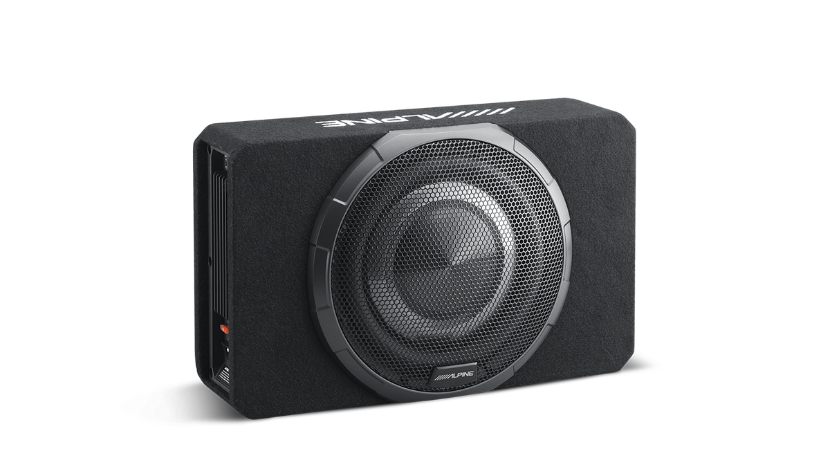 Alpine PWV-SB10 – BassRev 10″ Slim-Line Powered Subwoofer