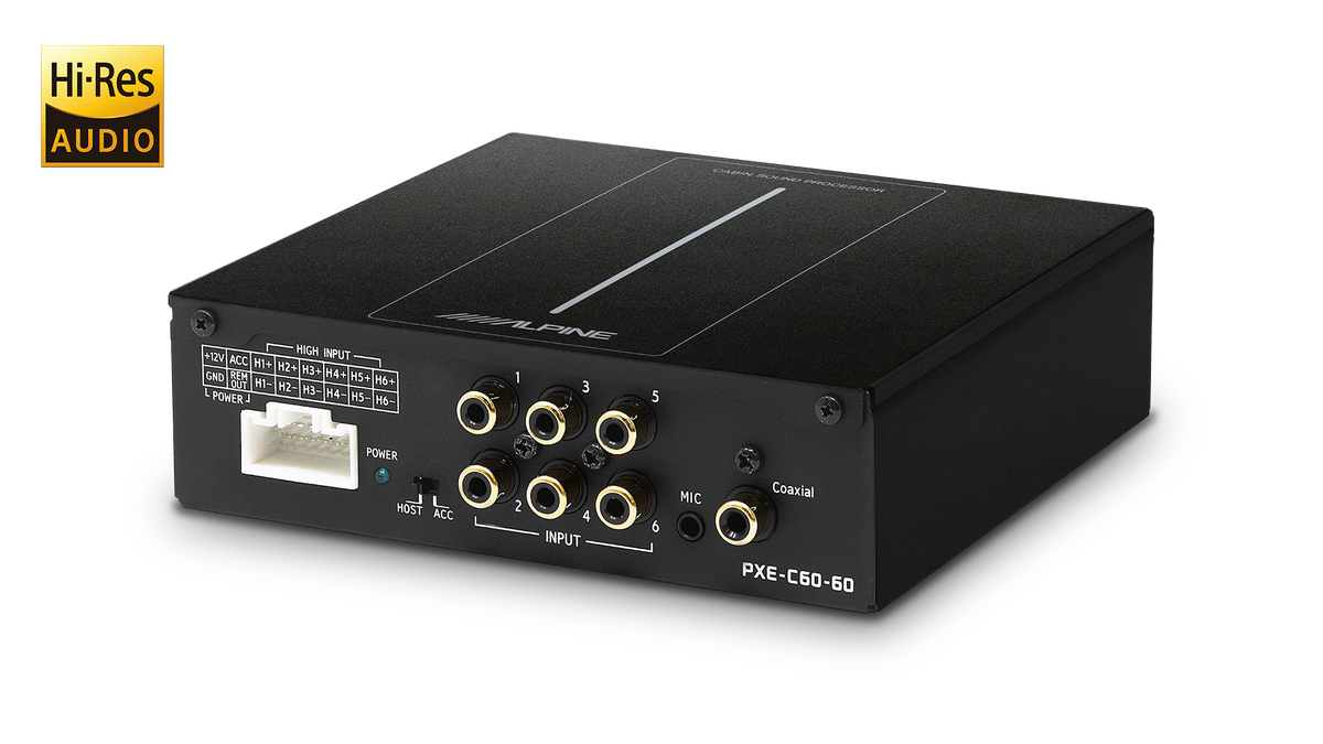 Alpine PXE-C60-60 – OPTIM™6 6-Channel Sound Processor with Automatic Sound Tuning 2.0 – view 3