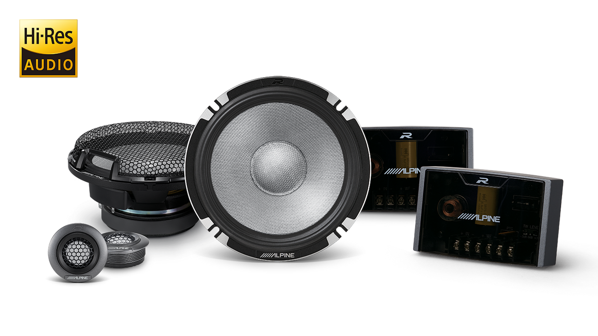 Alpine R2-S652 – Next-Generation 6-1/2” (16.5cm) 2-Way Component PRO Edition Speakers