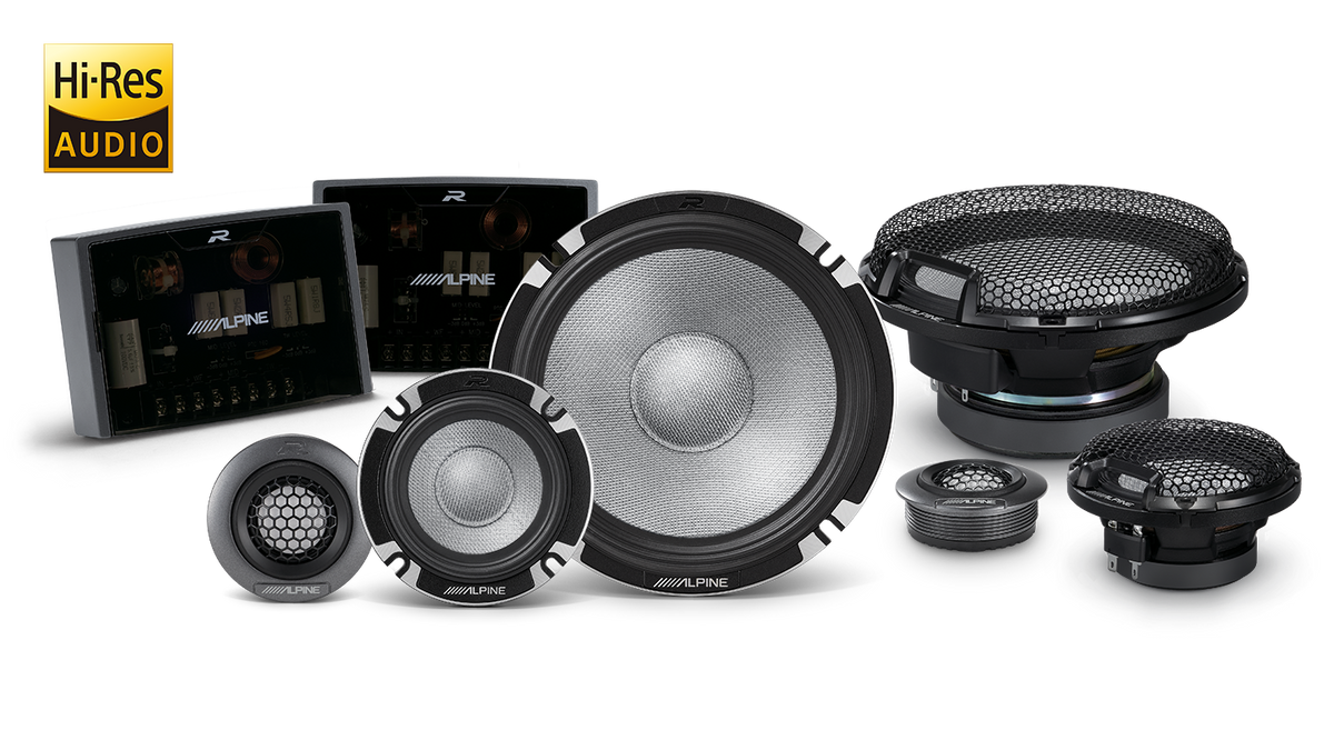 Alpine R2-S653 – Next-Generation 6-1/2” (16.5cm) 3-Way Component PRO Edition Speakers
