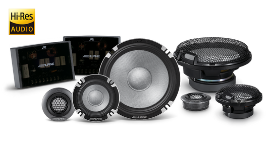 Alpine R2-S653 – Next-Generation 6-1/2” (16.5cm) 3-Way Component PRO Edition Speakers
