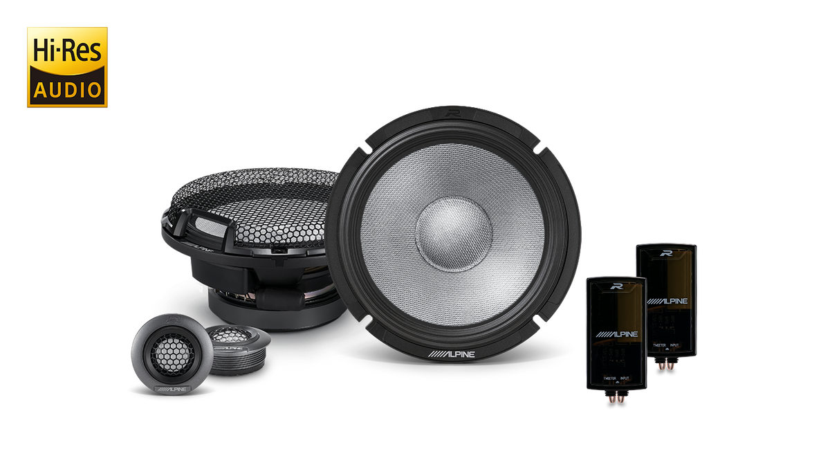 Alpine R2-S65C – Next-Generation 6-1/2″ (16.5cm) Component 2-Way R-Series Speakers
