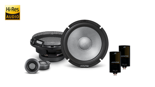 Alpine R2-S65C – Next-Generation 6-1/2″ (16.5cm) Component 2-Way R-Series Speakers