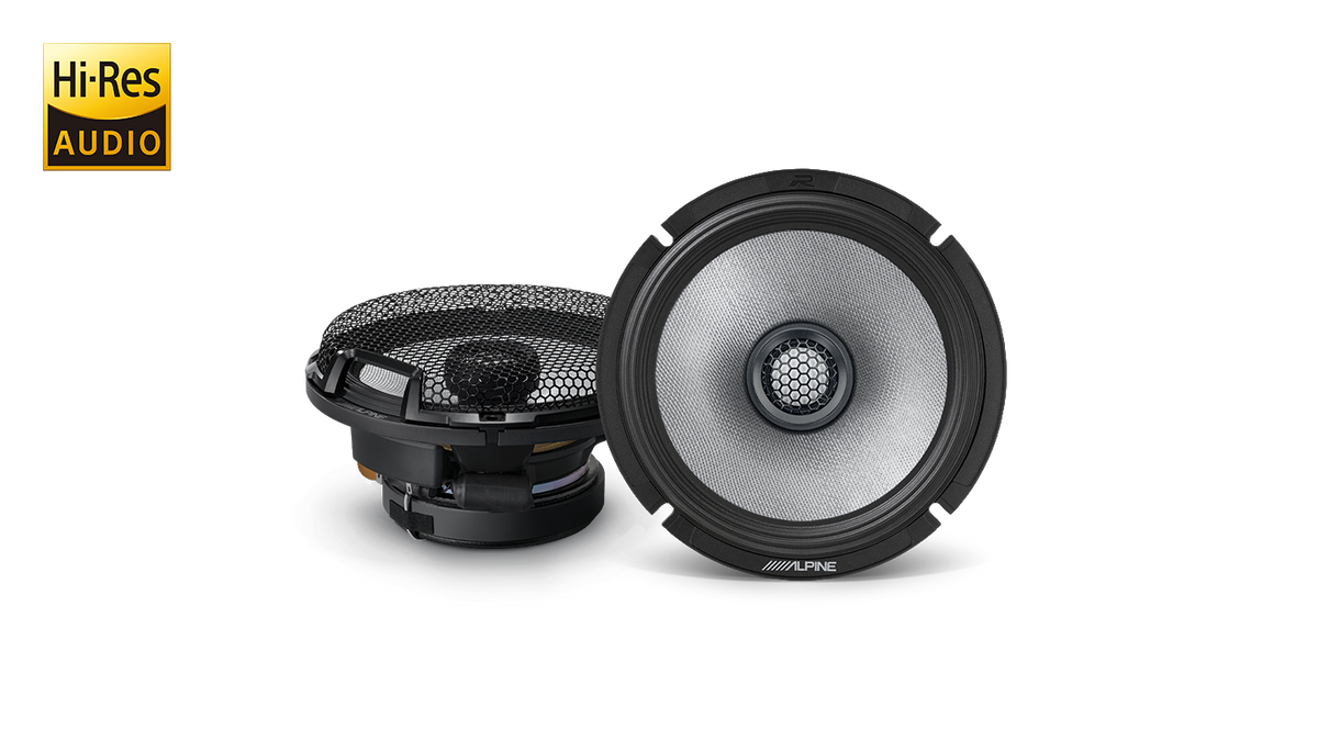 Alpine R2-S65 – Next-Generation 6-1/2″ (16.5cm) 2-Way Coaxial R-Series Speakers