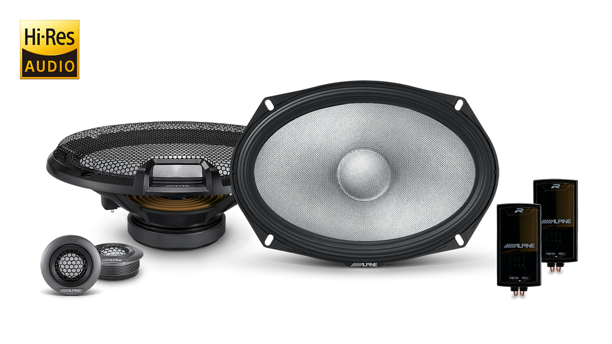 Alpine R2-S69C – Next-Generation 6×9” (16 x 24cm) Component 2-Way R-Series Speakers