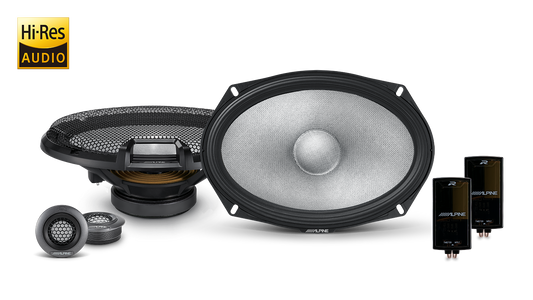 Alpine R2-S69C – Next-Generation 6×9” (16 x 24cm) Component 2-Way R-Series Speakers