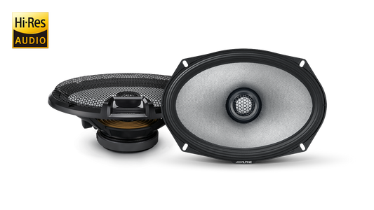 Alpine R2-S69 – Next-Generation 6×9” (16cm x 24cm) 2-Way Coaxial R-Series Speakers