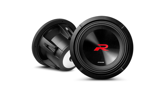 Alpine R2-W10D4 – R-Series 10” Subwoofer with Dual 4Ω Voice Coils