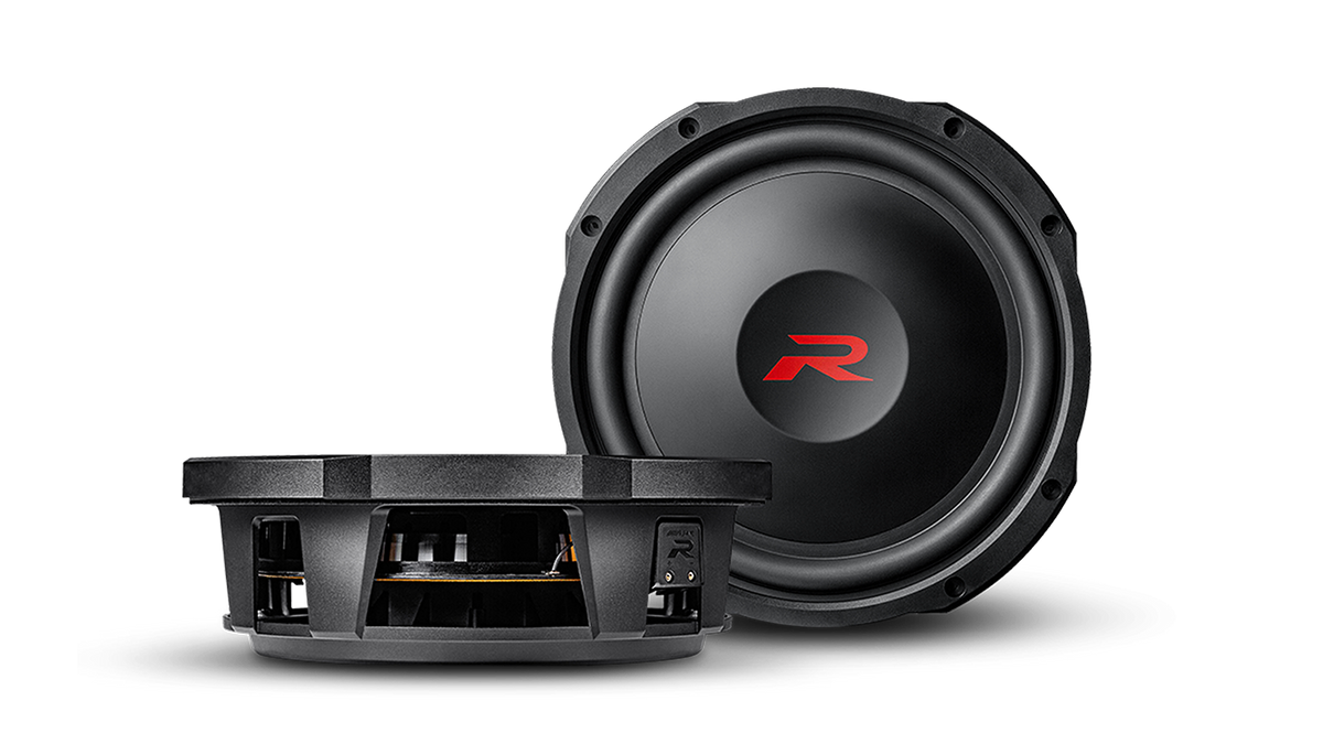 Alpine RS-W12D4 – R-Series 12″ Shallow Profile Dual 4 Ohm DVC High Performance Subwoofer