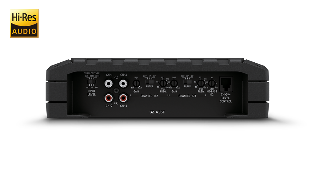 Alpine S2-A36F – 4-Channel Digital Power Amplifier – view 3