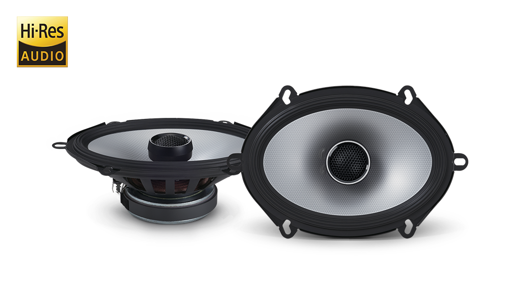 Alpine S2-S68 – S-Series 6×8 Inch Coaxial Hi-Res Audio Component Speaker System
