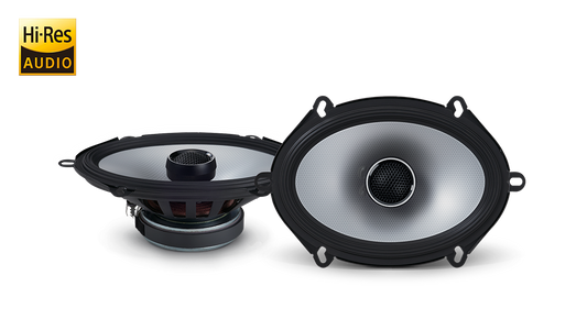 Alpine S2-S68 – S-Series 6×8 Inch Coaxial Hi-Res Audio Component Speaker System