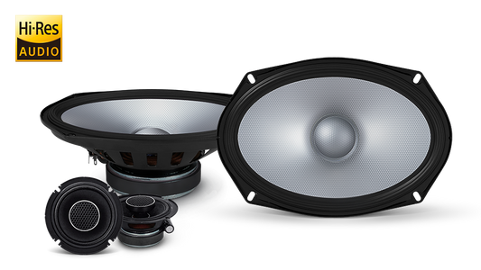 Alpine S2-S69C – S-Series 6×9 Inch Component + 3″ Coaxial Hi-Res Audio Component Speaker System