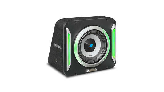 Alpine S2-SB8 – S-Series 8” PrismaLink™ Preloaded Subwoofer Wedge Enclosure – view 2