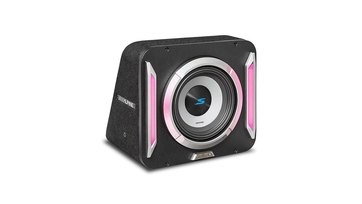 Alpine S2-SB8 – S-Series 8” PrismaLink™ Preloaded Subwoofer Wedge Enclosure – view 3