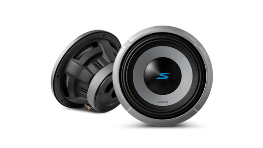 Alpine S2-W10D4 – S-Series 10” Subwoofer with Dual 4Ω Voice Coils