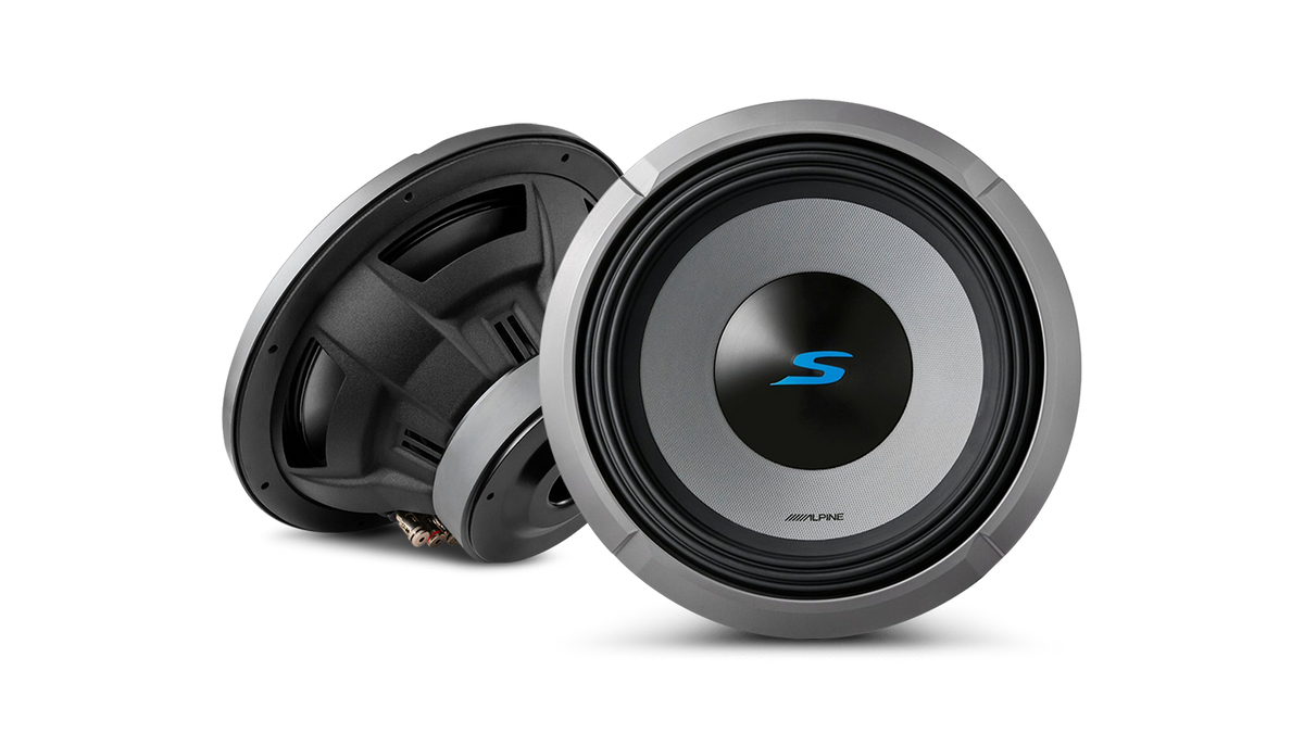 Alpine S2-W12D4 – S-Series 12” Subwoofer with Dual 4Ω Voice Coils