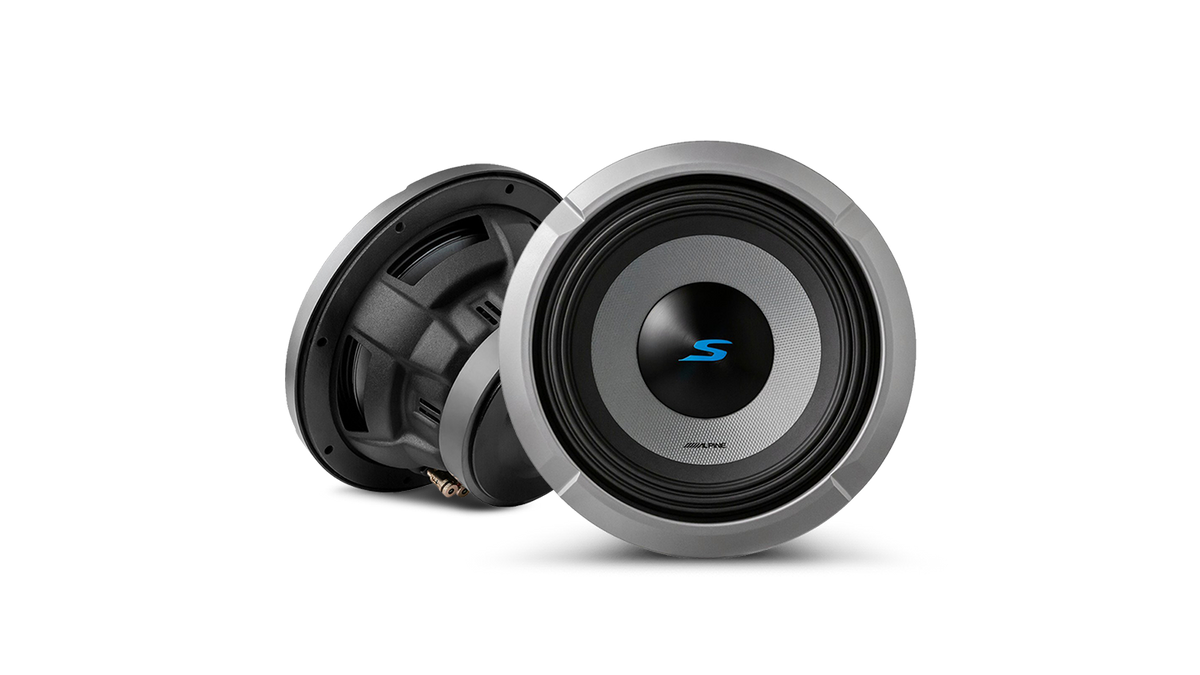 Alpine S2-W8D2 – S-Series 8” Subwoofer with Dual 2Ω Voice Coils