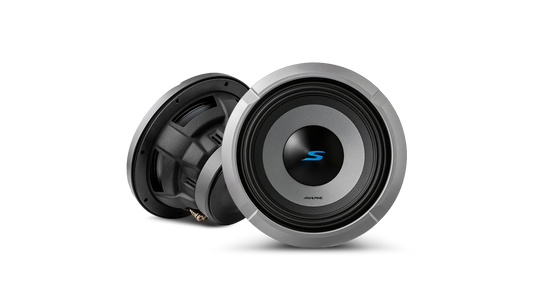Alpine S2-W8D4 – S-Series 8” Subwoofer with Dual 4Ω Voice Coils