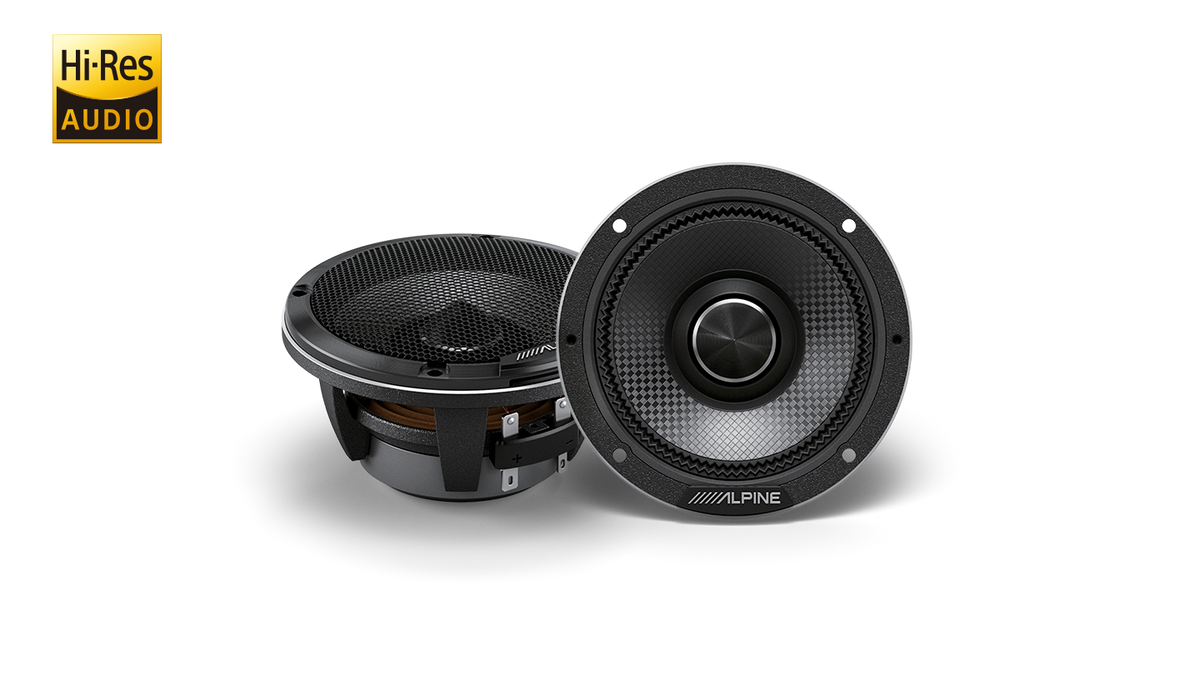 Alpine HDZ-653S – Alpine Status Hi-Res 6-1/2″ (16.5cm) 3-Way Slim-Fit Component Speaker Set – view 3