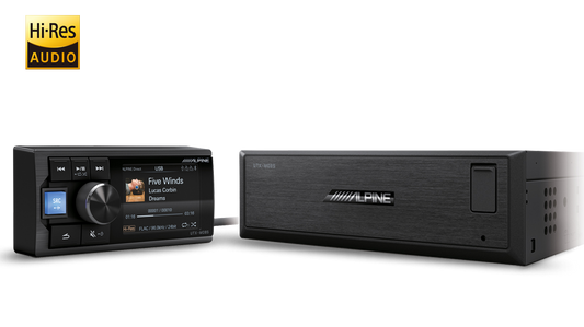 Alpine UTX-M08S – Hi-Res Audio Digital Media Player with Bluetooth Audio and Dual USB