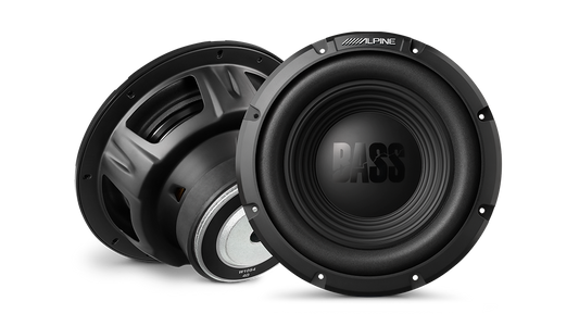 Alpine W10S4 – Bass Series 10″ Single Subwoofer
