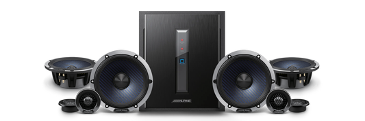 Alpine X800-DP652 Speaker and DSP Amplifier Package
