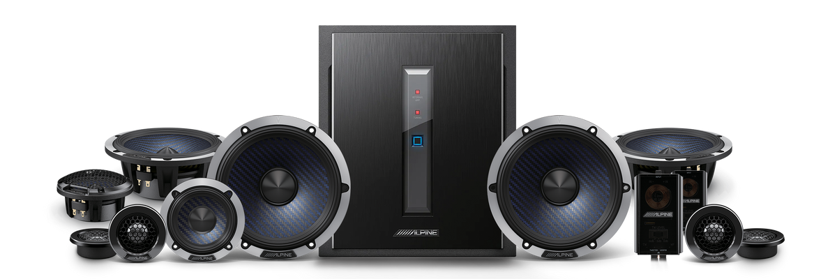 Alpine Digital Precision speakers and PXE-X800 amplifier package