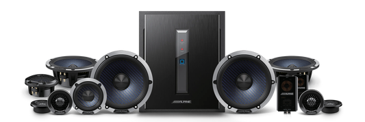 Alpine Digital Precision speakers and PXE-X800 amplifier package