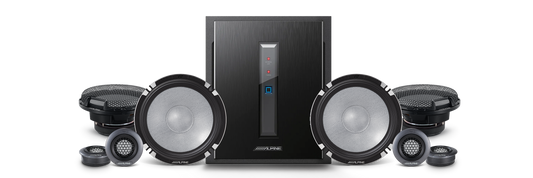 Alpine X800-RS652 Speaker and DSP Amplifier Package