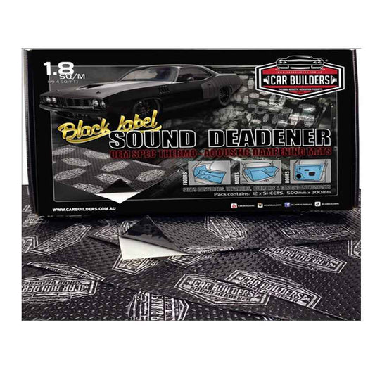 CarBuilders Sound Deadener - Black Label Acoustic Mats