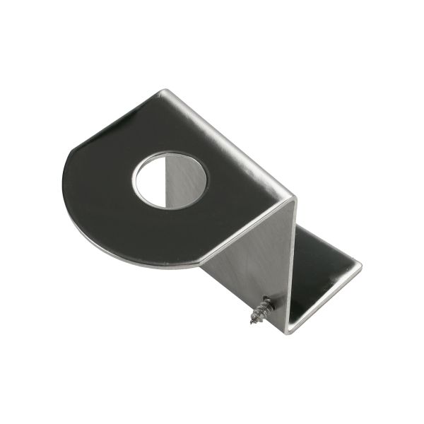 Stainless steel angled guard mount UHF antenna bracket