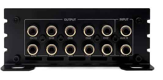 Harmony DSP 10CH WITH 8 X 35RMS AMP featuring multiple input and output connections for enhanced audio performance