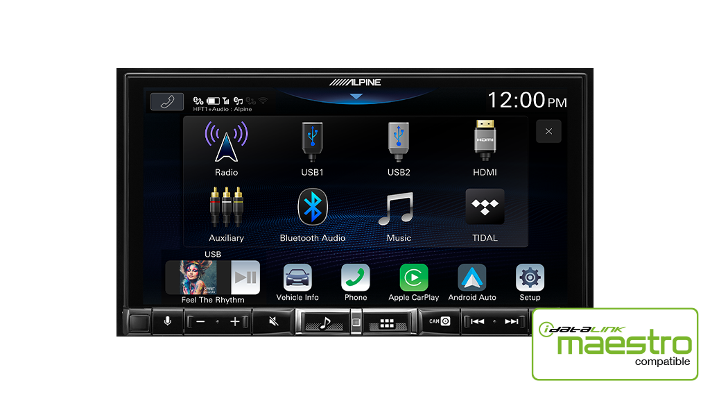 Alpine iLX-507A – 7” High-Res Audio Receiver with Wireless Apple CarPlay