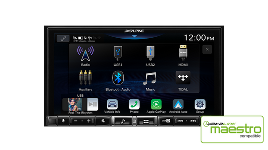 Alpine iLX-507A – 7” High-Res Audio Receiver with Wireless Apple CarPlay