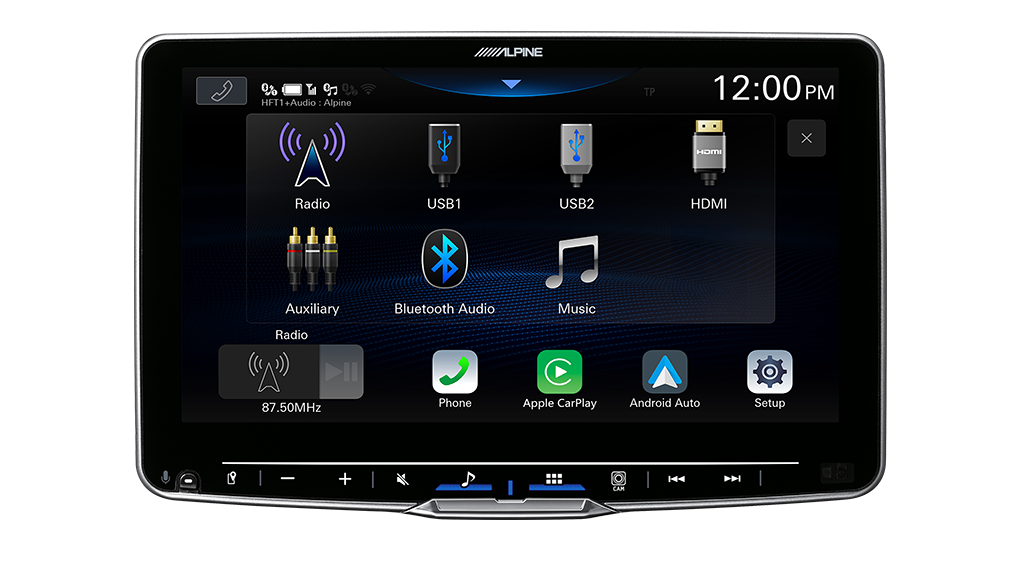 Alpine iLX-F509E – Halo9 9” High-Res Audio Receiver with Wireless Apple CarPlay