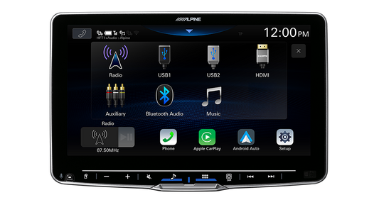 Alpine iLX-F509E – Halo9 9” High-Res Audio Receiver with Wireless Apple CarPlay