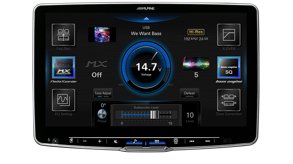 Alpine iLX-F511A – Halo11 11” High-Res Audio Receiver with Wireless Apple CarPlay – view 2