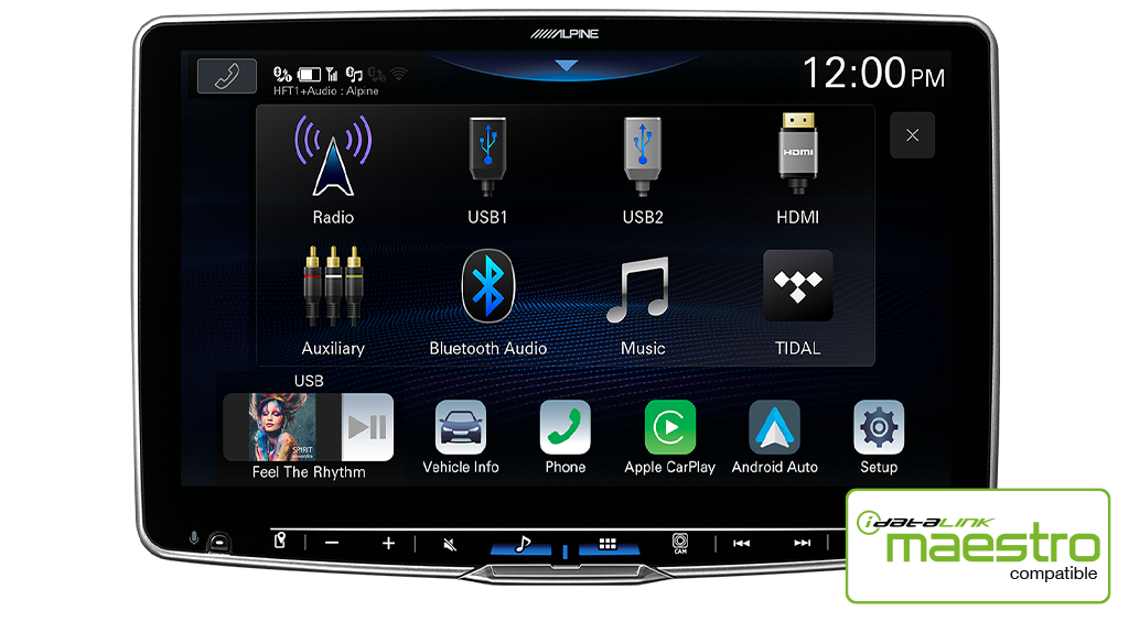 Alpine iLX-F511A – Halo11 11” High-Res Audio Receiver with Wireless Apple CarPlay