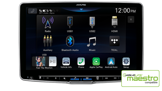 Alpine iLX-F511A – Halo11 11” High-Res Audio Receiver with Wireless Apple CarPlay
