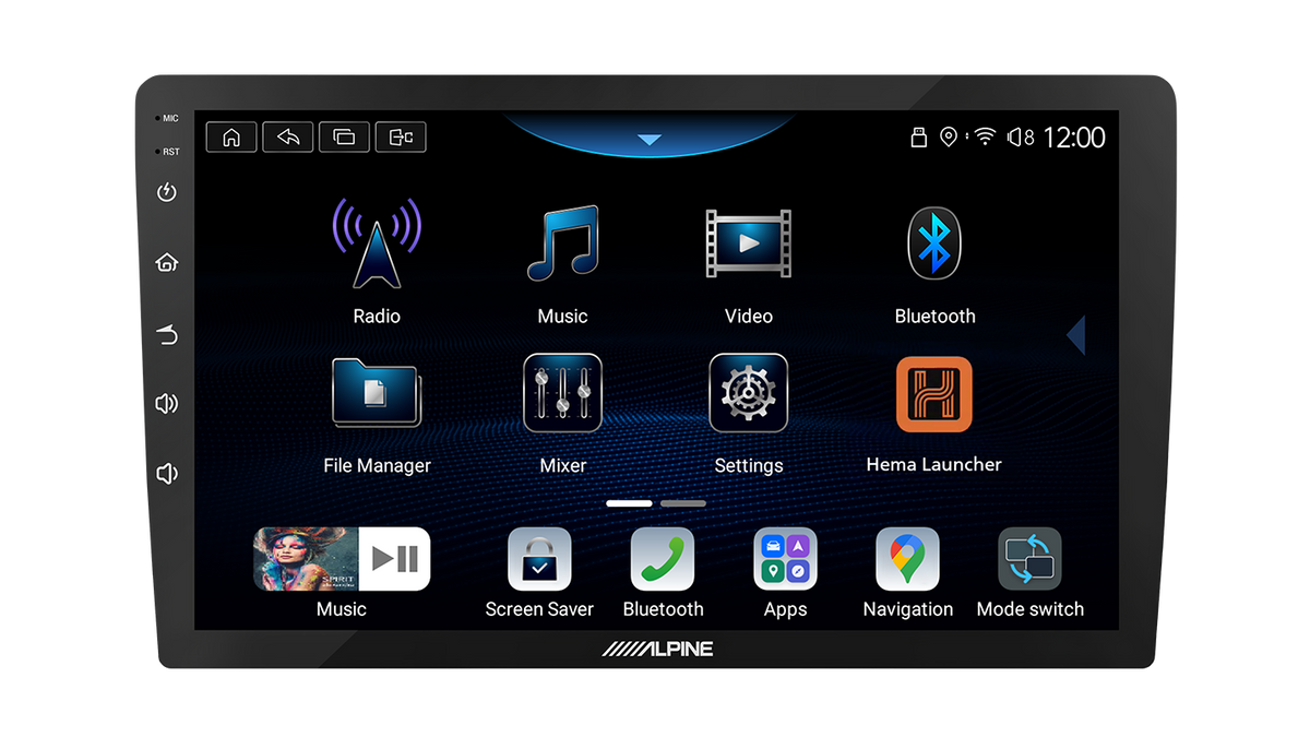 Alpine iNE-AX809-10-H – 10” Premium Intelligent Vehicle Display With Integrated Hema Maps