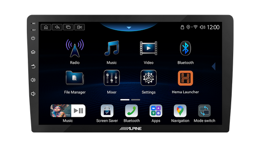 Alpine iNE-AX809-10-H – 10” Premium Intelligent Vehicle Display With Integrated Hema Maps