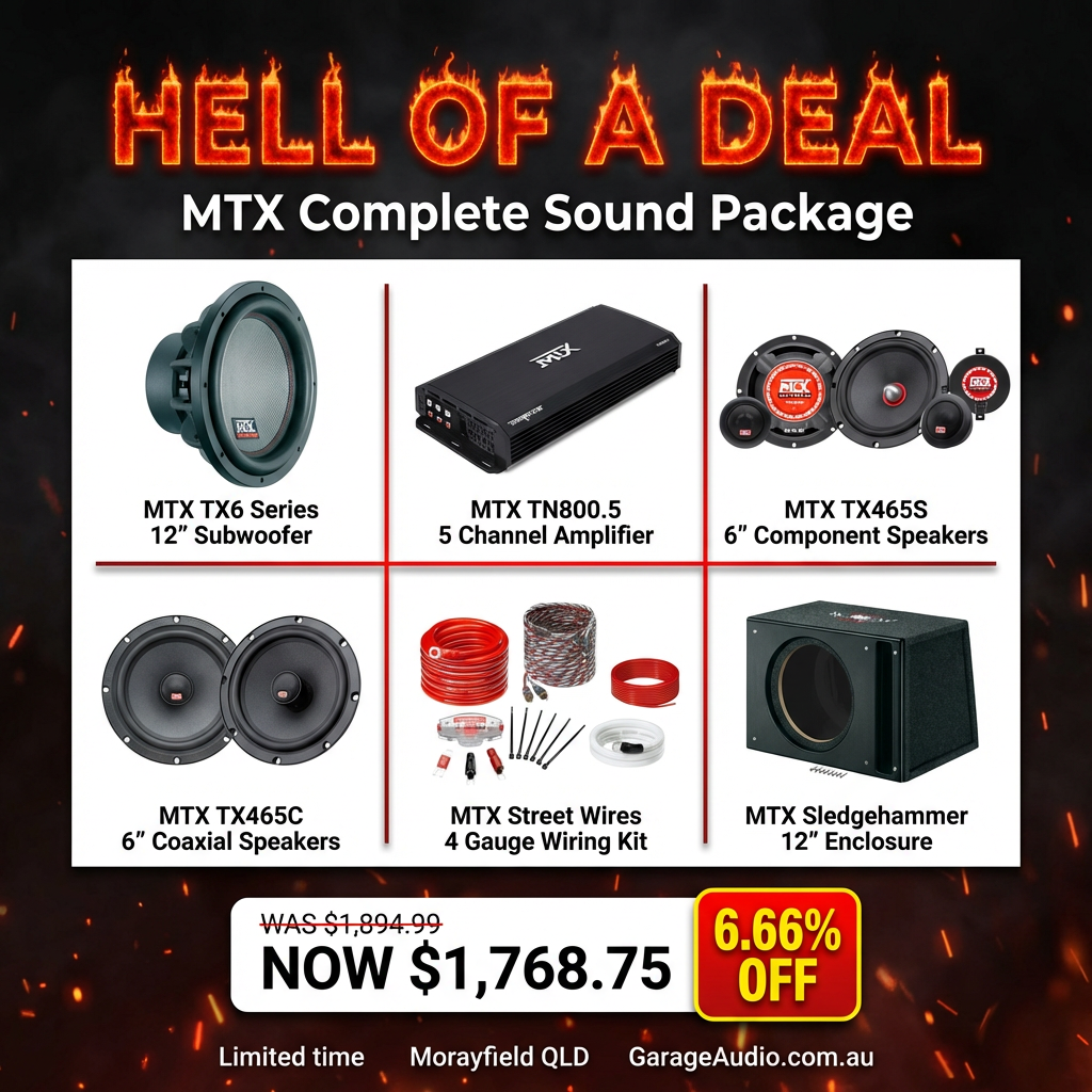 mtx-hell-of-a-deal-complete-sound-package-front-rear-5ch-amp-12-sub-wiring-box