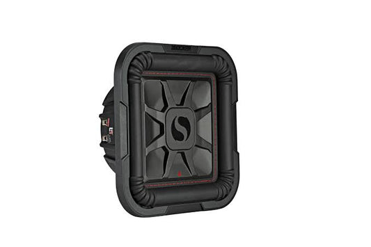 KICKER L7T 10" Slim Square Subwoofer | 500W RMS Dual 4 Ohm