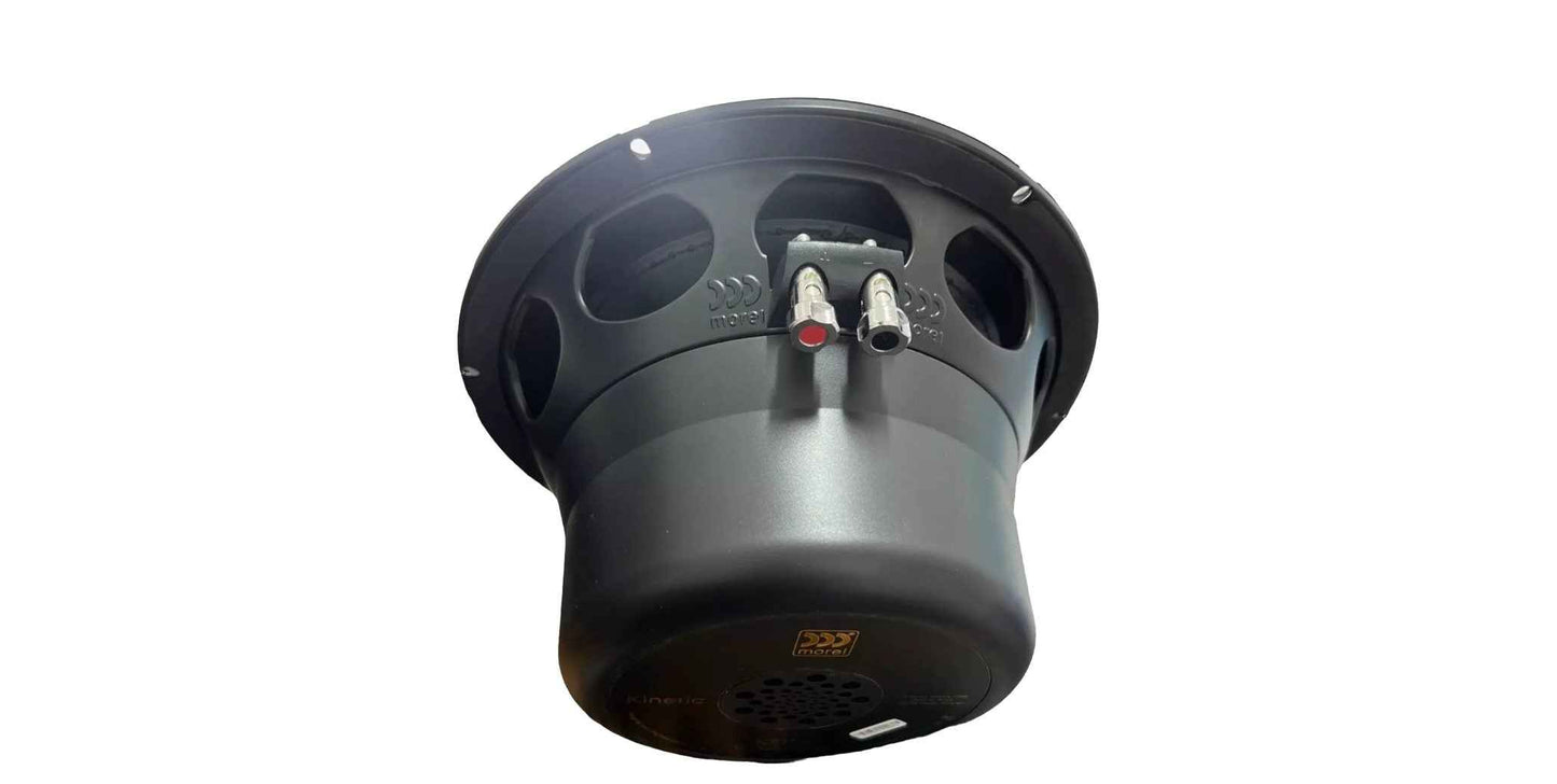 Morel Kinetic 12 Inch Subwoofer with robust construction and enhanced sound quality for deep bass performance