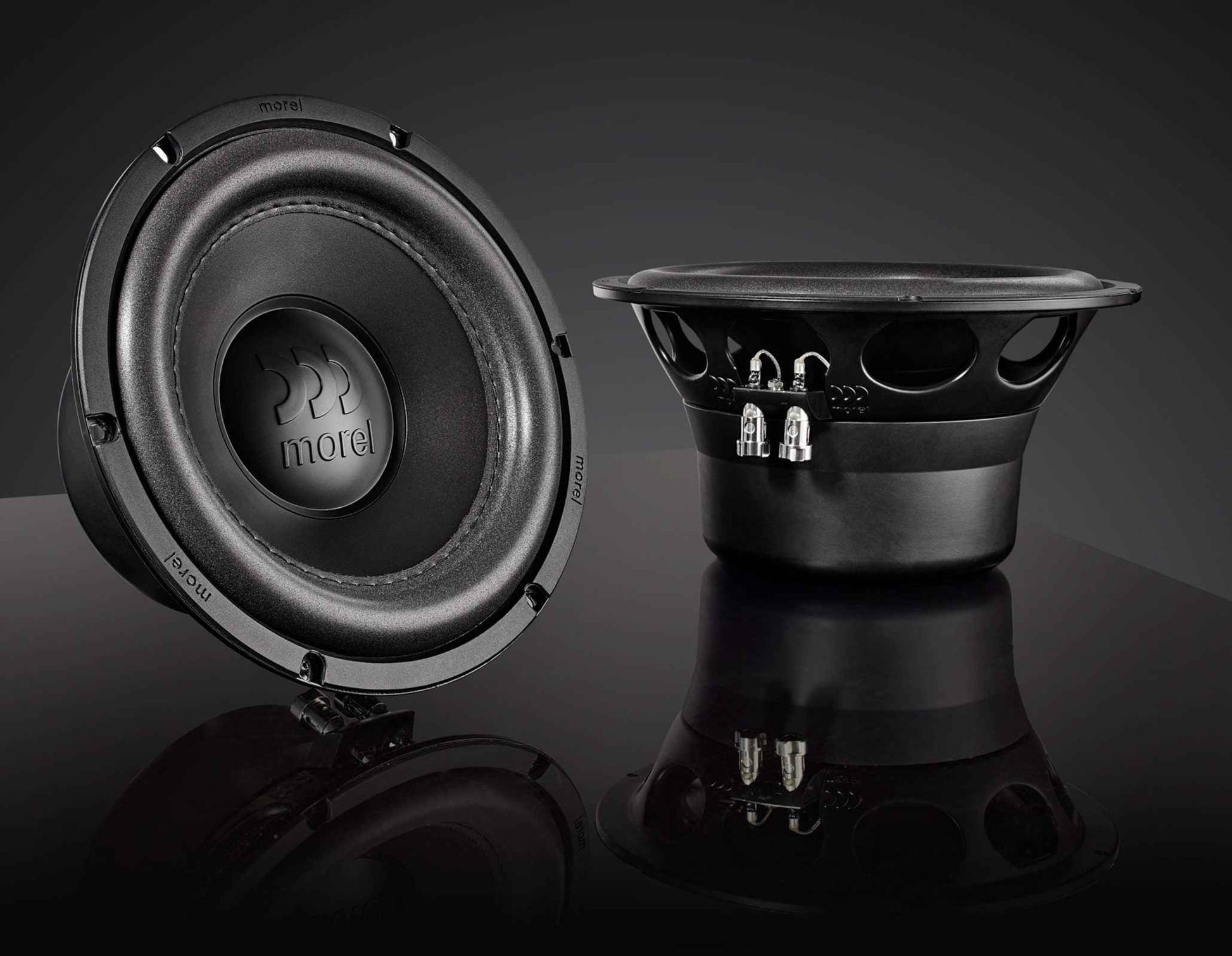 Morel Kinetic 12 Inch Subwoofer featuring a robust design and superior sound quality for deep bass performance